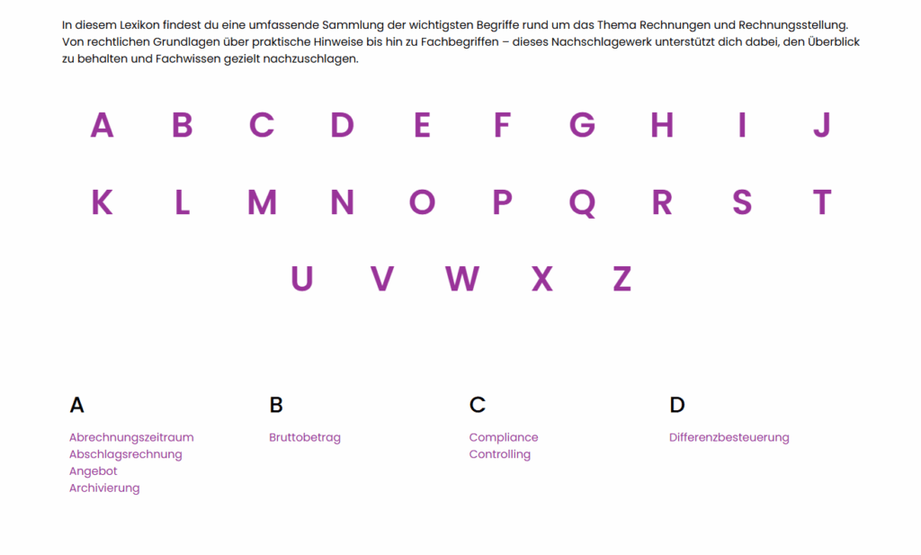 Lexikon Rechnungswesen